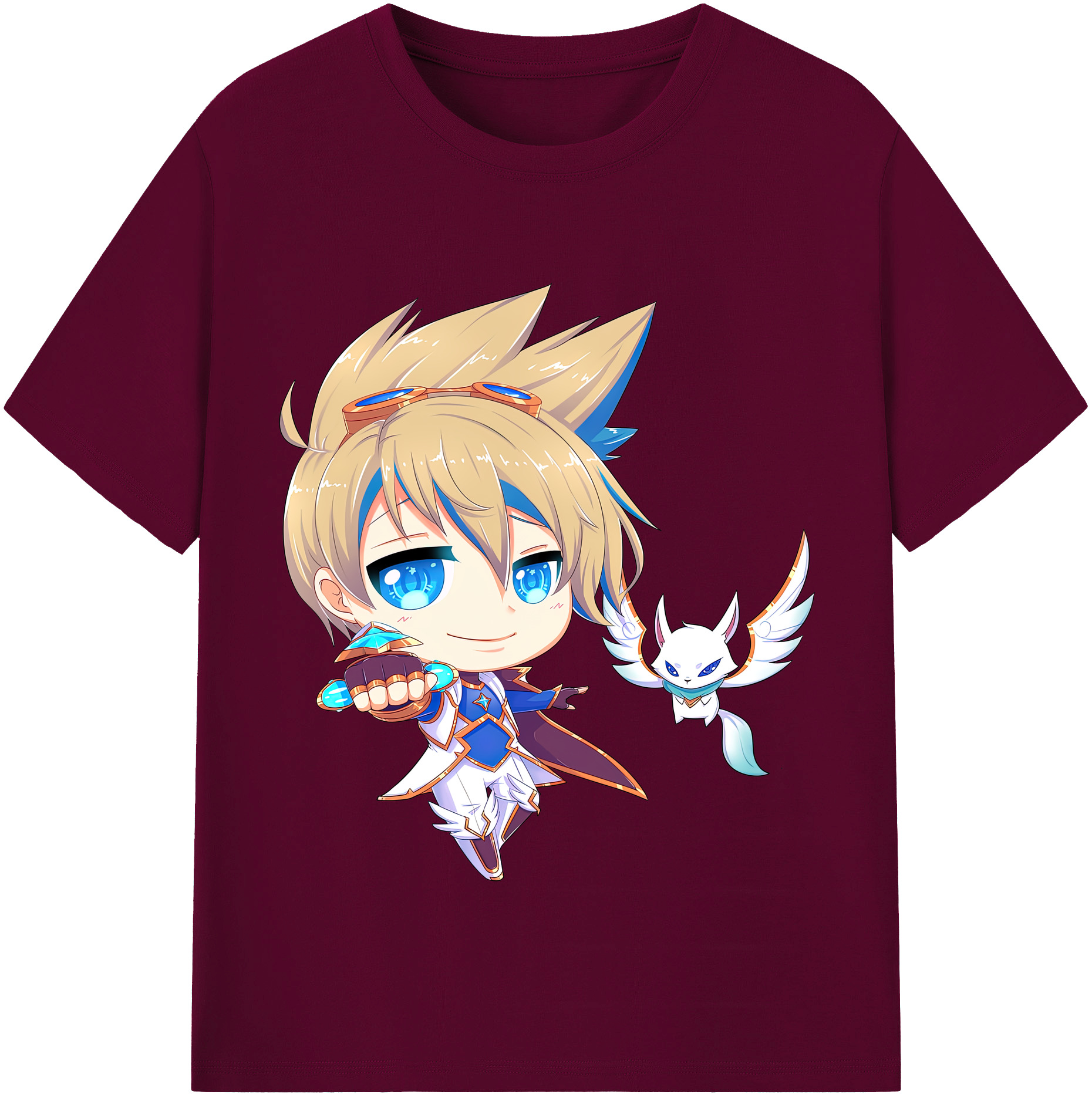 リーグ・オブ・レジェンド League of Legends LOL レディースカジュアルプリントTシャツ（綿100％）